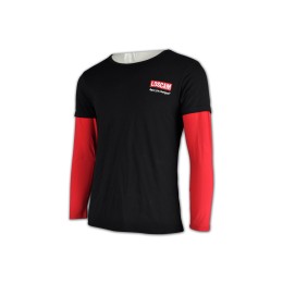T489自製 tee shirt 印班tee 班褸設計  撞色長袖 班t-shirt批發商      黑色  薄長t恤   假兩件t 恤 T489自製 tee shirt 印班tee 班褸設計  撞色長袖 班t-shirt批發商      黑色  薄長t恤   假兩件t 恤